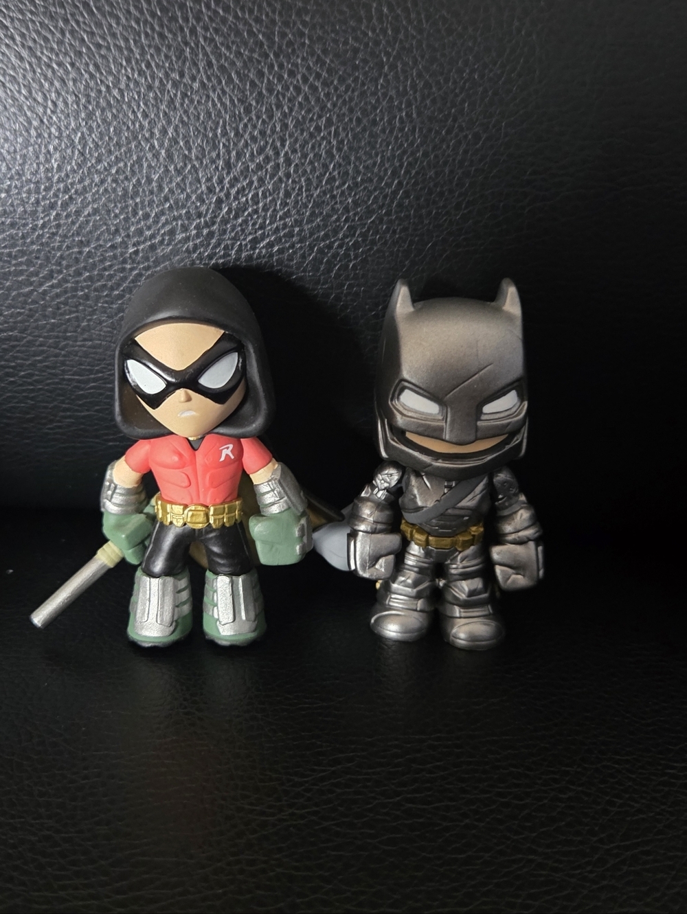 Funko Mystery Mini DC Batman Vs Superman Armored and Robin from Arkham Series